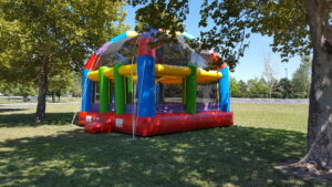 Dome bounce at event
