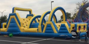 45' obstacle course at event