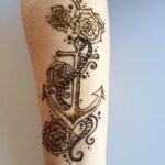 Anchor Henna Tattoo