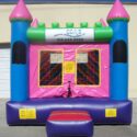 Castle moonwalk pink
