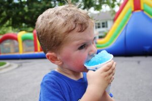 Snow cones at event