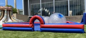 Giant Hamster Ball Arena at event