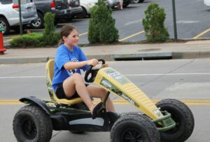 Safari pedal carts at event