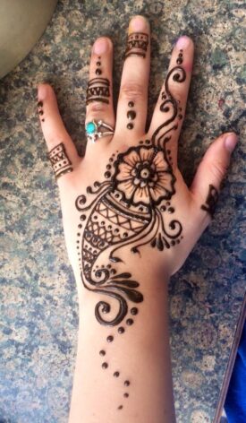Small Hand Henna