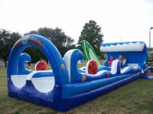 Surf the Wave Slip N' Slide setup