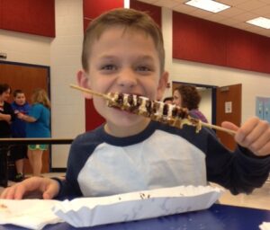 Waffle stix at event