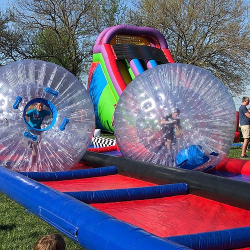 Hamster Balls at School Carnival Event