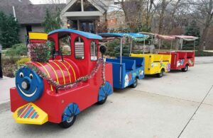 Holiday Smiles Express Trackless Train