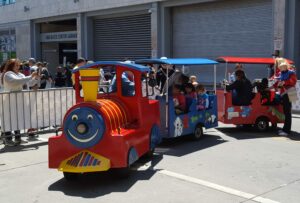 Smiles Express Trackless at event