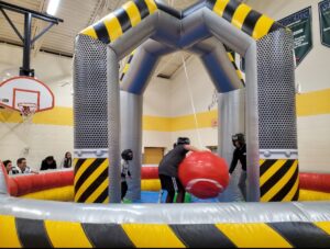 High Voltage Wrecking Ball indoors