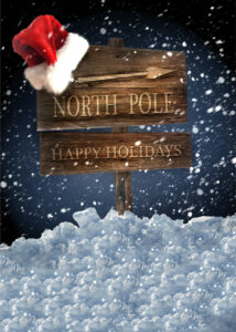 North pole backdrop